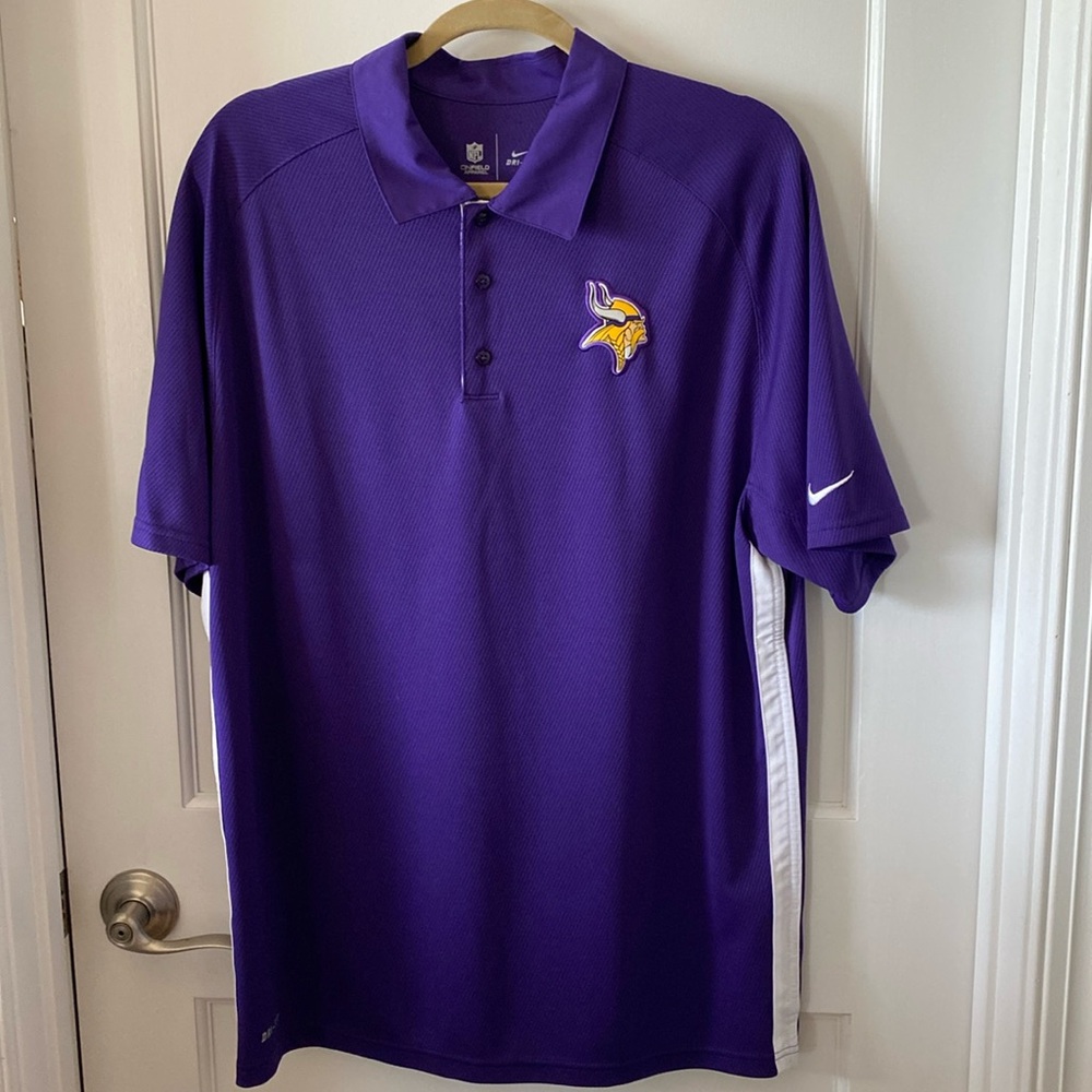 Nike Minnesota Vikings Purple Polo Shirt